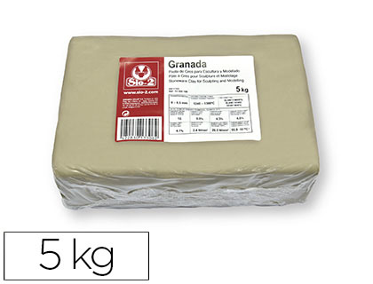 5 Kg. pasta de modelar Sio-2 gres Granada
